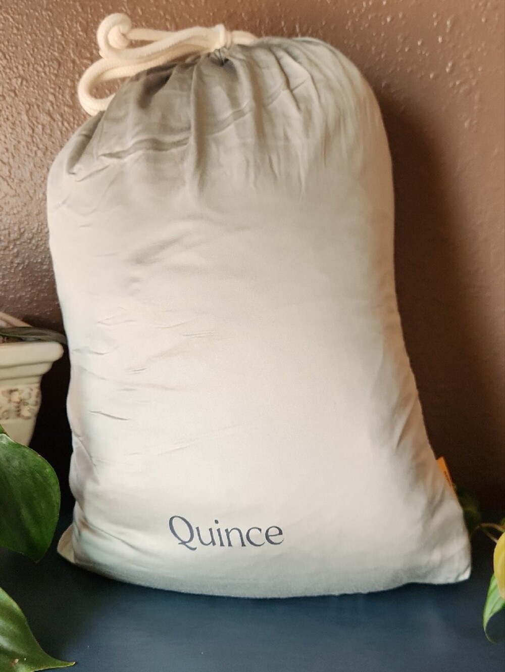 Quince Bamboo Sheet Set, Sage Green, Two Pillowcases, New Open Box